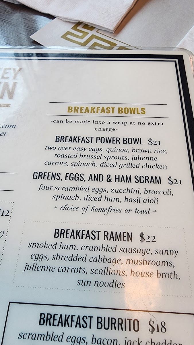Whiskey Down Diner Menu - Image 5